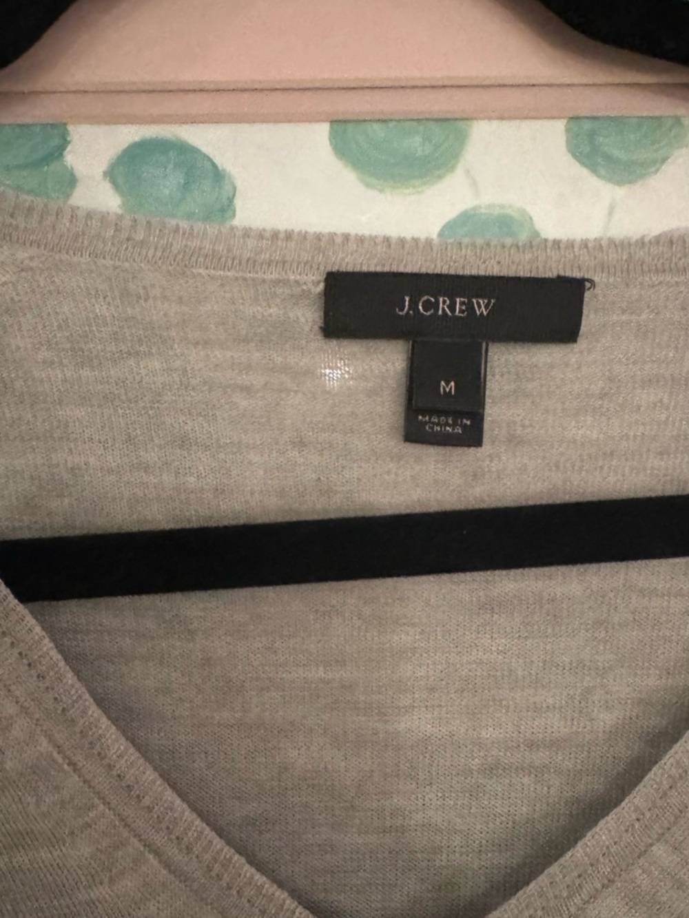 J. Crew Women's V-Neck Sweater in Light Gray - Picture 2 of 4